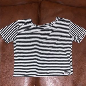 Strips crop top